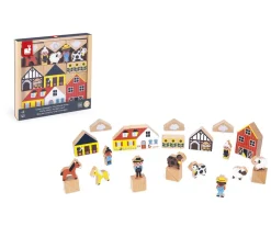 34 Bloques de Madera Campiña Cross Roads