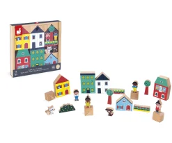 36 Bloques de Madera Ciudad Cross Roads