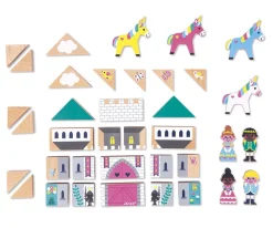 37 Bloques de Madera Reino Encantado Roads