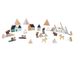 35 Bloques de Madera Valle Nevado Cross Roads