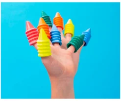 6 Crayones de Dedo Omy