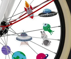 30 Decoraciones para Radios de Bicicleta Space