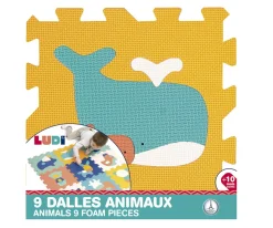 9 Losas de Espuma Animales