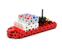 160 Piezas Construcción Vehículos Bomberos 4en1