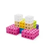 100 Piezas de Construcción Meli Classic CUBE Pink