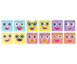 12 Piezas Emoti Meli Happy