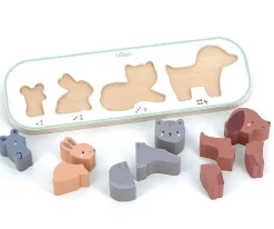 1,2,3 Puzzle Animales Aprendo a Contar