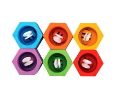 Abejas en la Colmena Multicolor