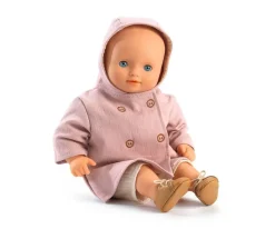 Abrigo Rosa Pomea para Muñeco