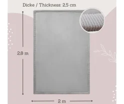 Alfombra Infantil Nube Gris