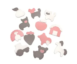 Alfombra Puzle Granja 120 x 90 cm