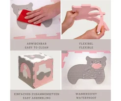 Alfombra Puzle Granja 120 x 90 cm