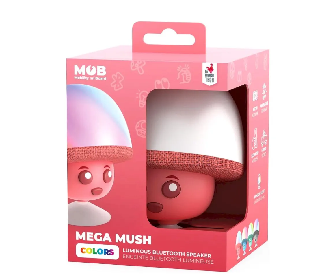 Altavoz Bluetooth Mega Mush Rouge