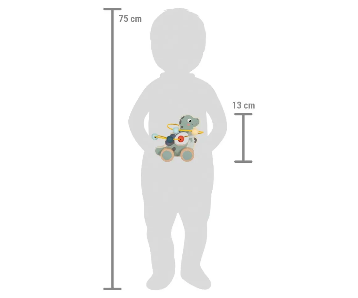 Animal Para Empujar con Circuito de Motricidad Dino