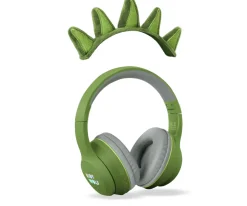 Auriculares KidyEars Infantiles con Orejas de Animal Dinosaurio