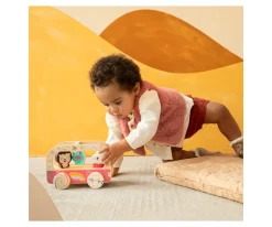 Autobús Mágico de Madera de Lena la Unicornio