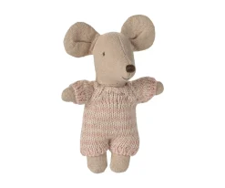 Bebé Ratón en Capazo Rosa