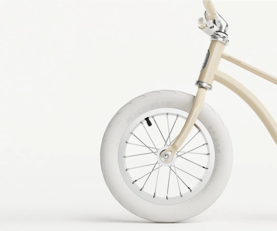 Bicicleta Banwood sin Pedales Icon Crema