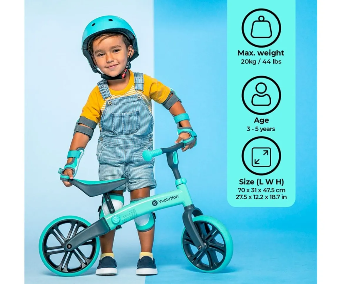 Bicicleta de Equilibrio Yvelo Junior Mint Yvolution