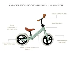 Bicicleta Equilibrio Premium Blue