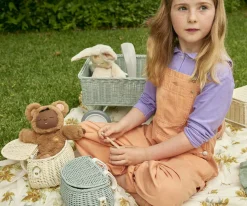 Bolsito Ratán Mini Chari Chalk