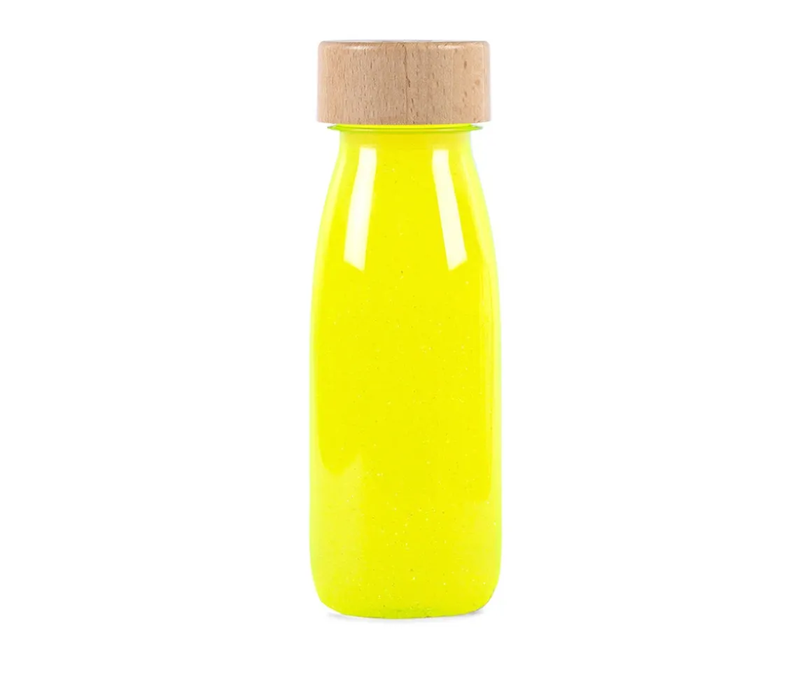 Botella Sensorial Flotante Float Fluo Yellow Glow