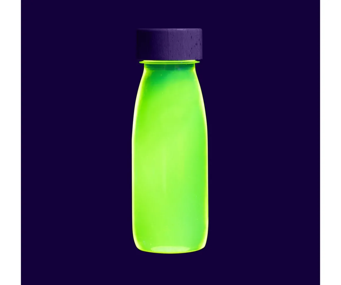 Botella Sensorial Flotante Float Fluo Yellow Glow