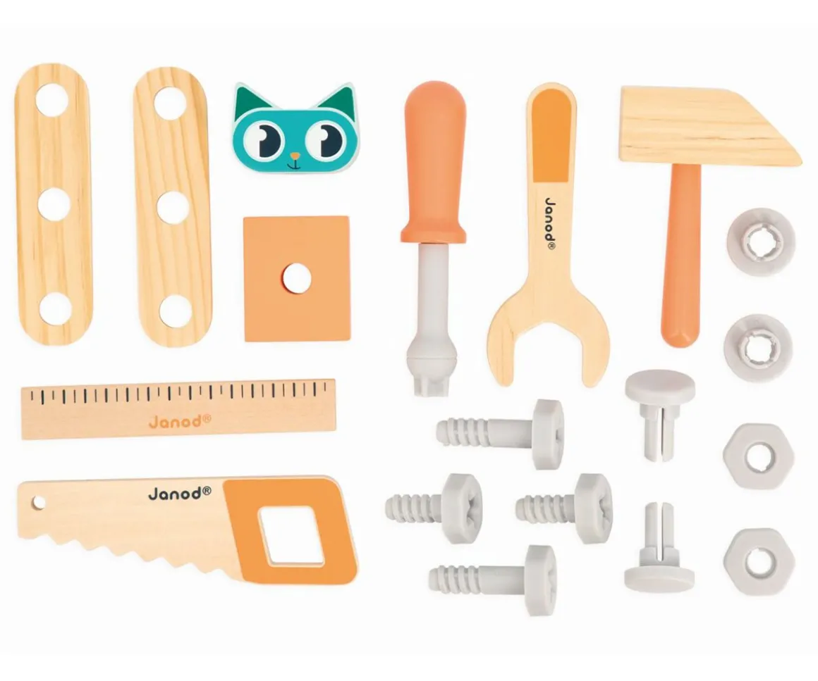 Brico'Kids Camión de Arrastre y Construcción