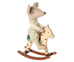 Caballito Balancín para Ratón con Lunares