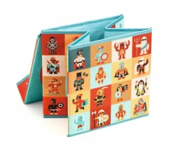 Caja de Almacenamiento Con Asiento Estrellas