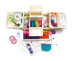 Caja de Manualidades de Lana