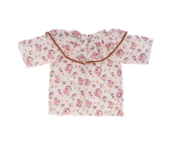 Camisa Cutie con Volante Floral Fledi para Muñeco