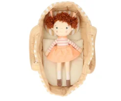 Capazo Muñecas Stripes Caramel