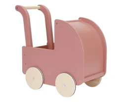 Carrito de Madera con Muñeca Blandita