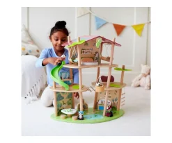 Casa de Bambú de los Osos Pandas