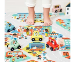 Coche de Madera Ciudad Cross Roads Verde