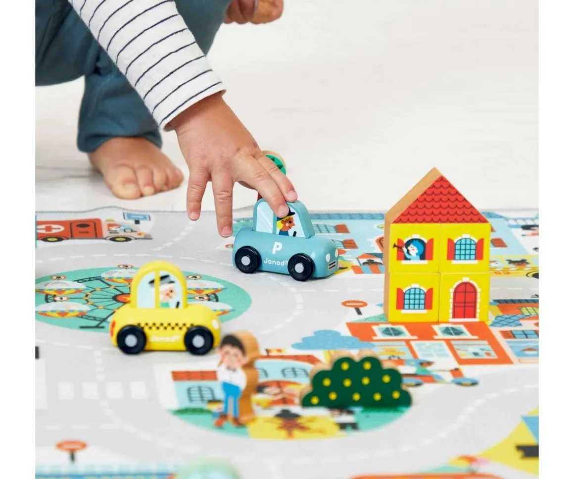 Coche de Policía de Madera Ciudad Cross Roads