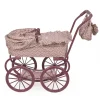 Cochecito Cuco Ruedas Grandes Cherry Flores para Muñecas