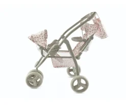 Cochecito Gemelar para Muñecas Amanda