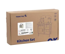 Cocina Verde con Accesorios