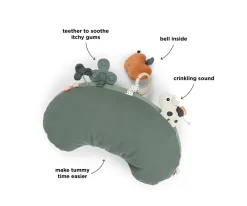 Cojín de Actividades Sensoriales Boca Abajo Tiny Farm Verde