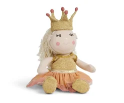 Conjunto Falda Princesa , Body, Zapatos y Corona para Muñeca Smallstuff