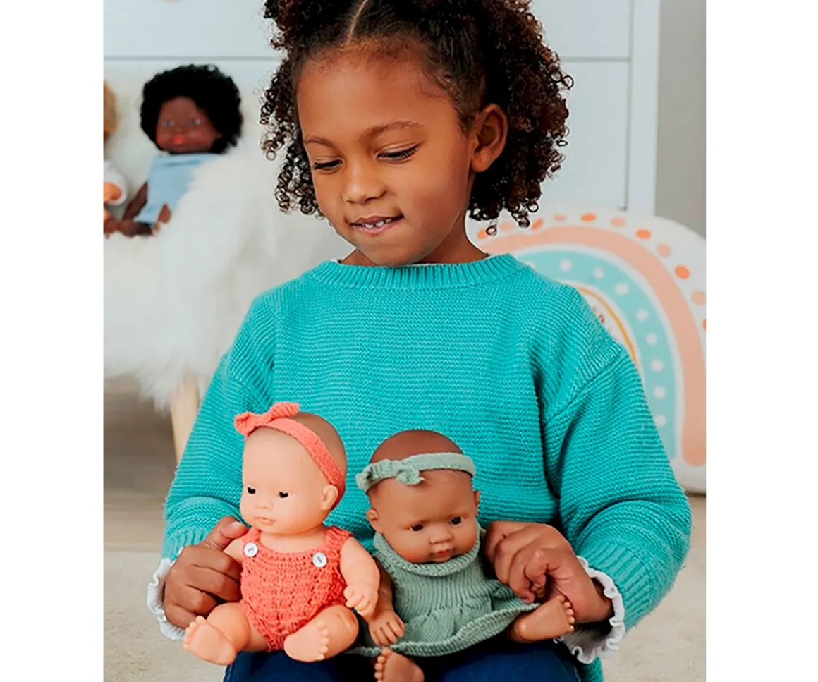 Conjunto Punto Pelele y Diadema Muñeco 21cm