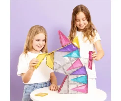 Construcción Connetix Glitter Unicorn 56 piezas