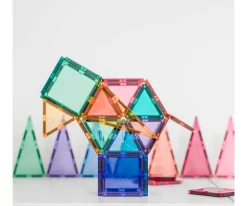 Construcción Connetix Pastel Mini 32 Piezas