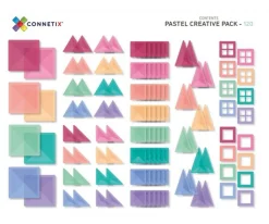 Construcción Connetix Pastel Creative 120 Piezas