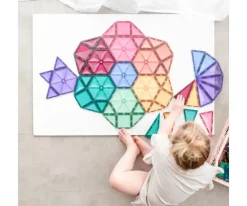 Construcción Connetix Pastel Mega 202 Piezas