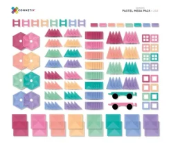 Construcción Connetix Pastel Mega 202 Piezas