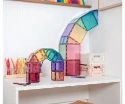 Construcción Connetix Pastel Starter 64 Piezas