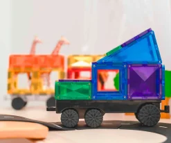 Construcción Connetix Transporte Rainbow 50 Piezas